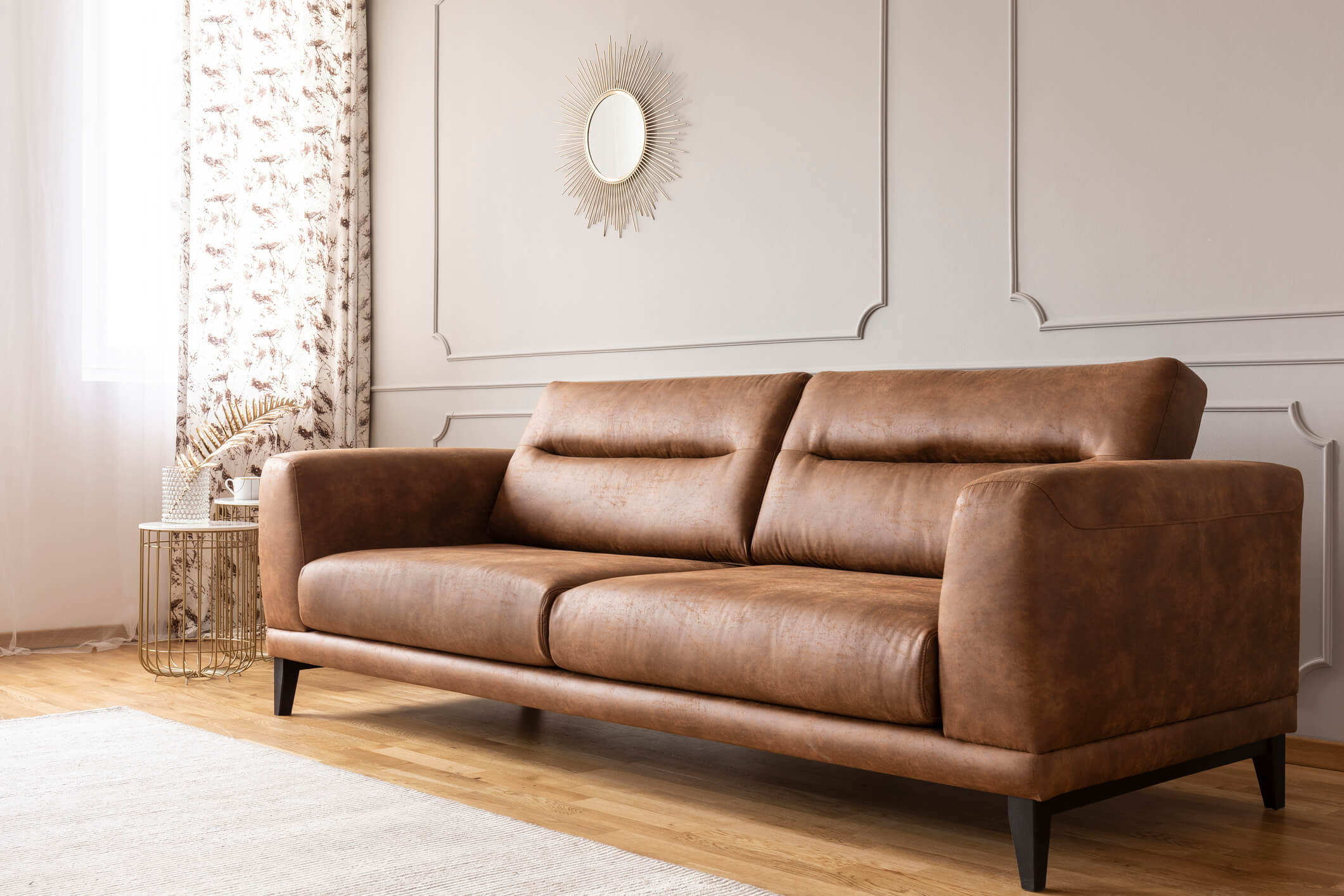 leather couch