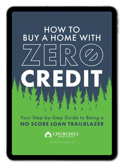 how to buy a home with zero credit green ebook cover